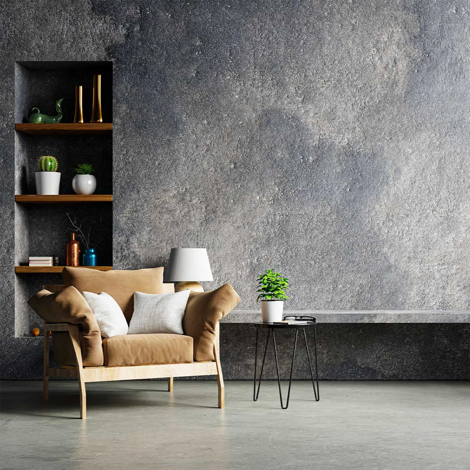 Smooth interior ceiling and wall texturing