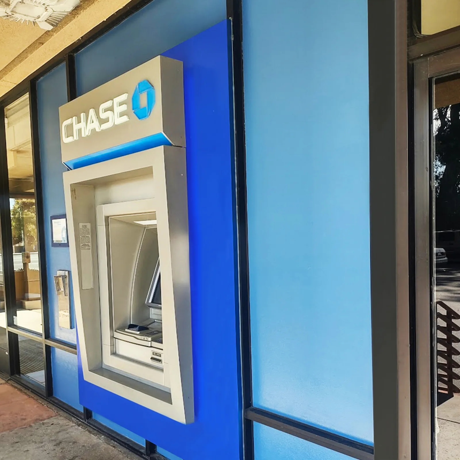 Commercial painting for a bank branch